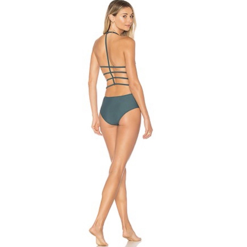 Chromat Amelia One Piece Swimsuit Deep Green NWOT Size XS